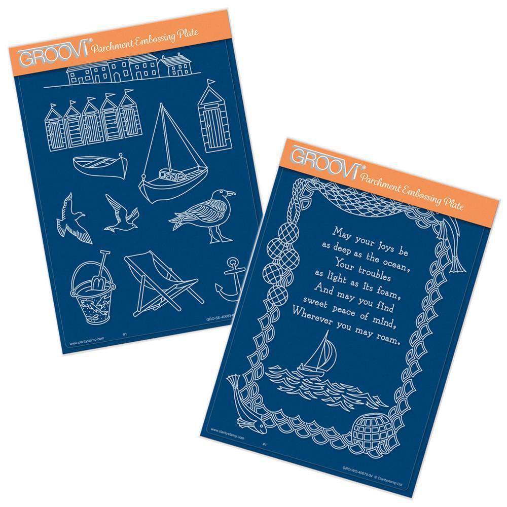 Harbour & Deep as the Ocean A5 Groovi Plate Set