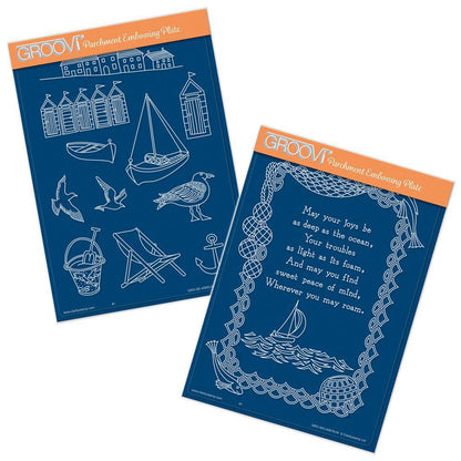 Harbour & Deep as the Ocean A5 Groovi Plate Set