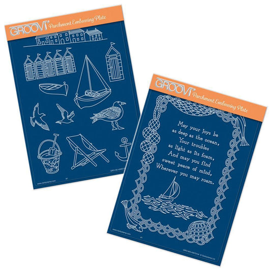 Harbour & Deep as the Ocean A5 Groovi Plate Set