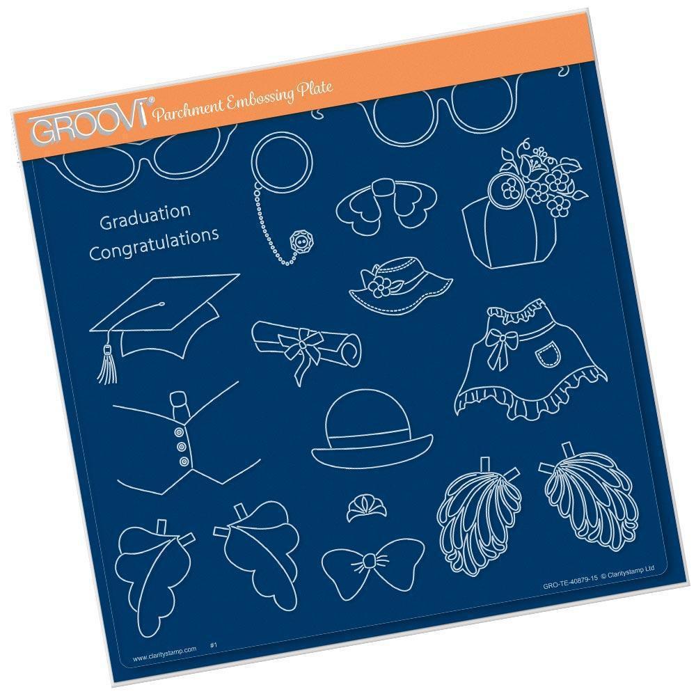 Linda's Owl Accessories A4 Square Groovi Tem-plate