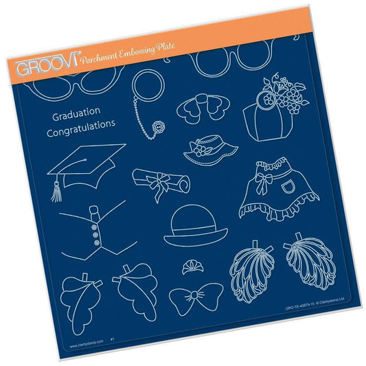 Linda's Owl Accessories A4 Square Groovi Tem-plate