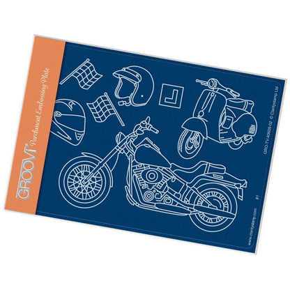 Motorbikes A6 Groovi Plate