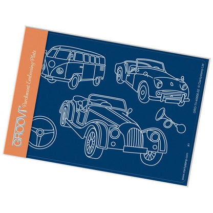 Vintage Cars A6 Groovi Plate