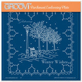 Linda's Glistening Winter - Christmas Treasures A5 Square Groovi Plate