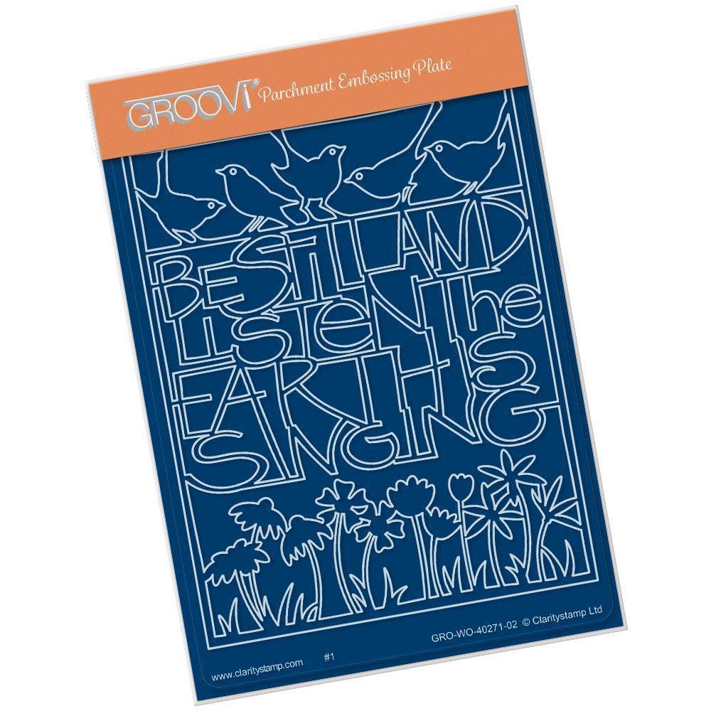 Be Still & Listen A6 Groovi Plate