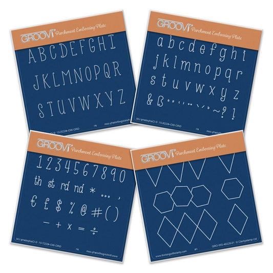 Essentials A6 Square Groovi Baby Plate Set