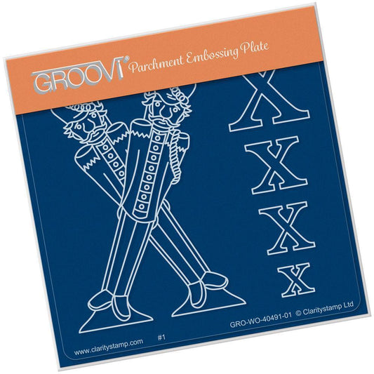 Nursery Rhyme 'X' A6 Square Groovi Baby Plate