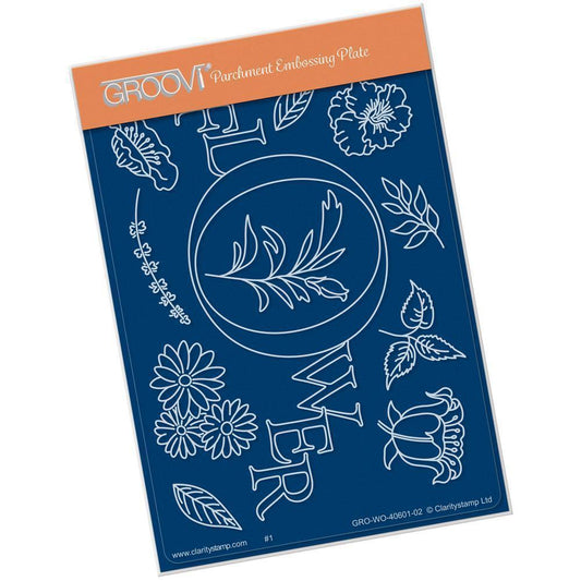 Flower Framer A6 Groovi Plate