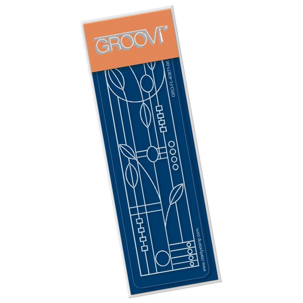 Art Nouveau Floral Groovi Spacer Plate (for A6)