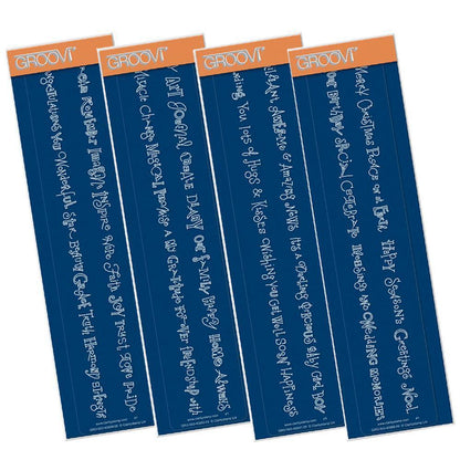 Mini Word Chains Collection Groovi Border Plate Set