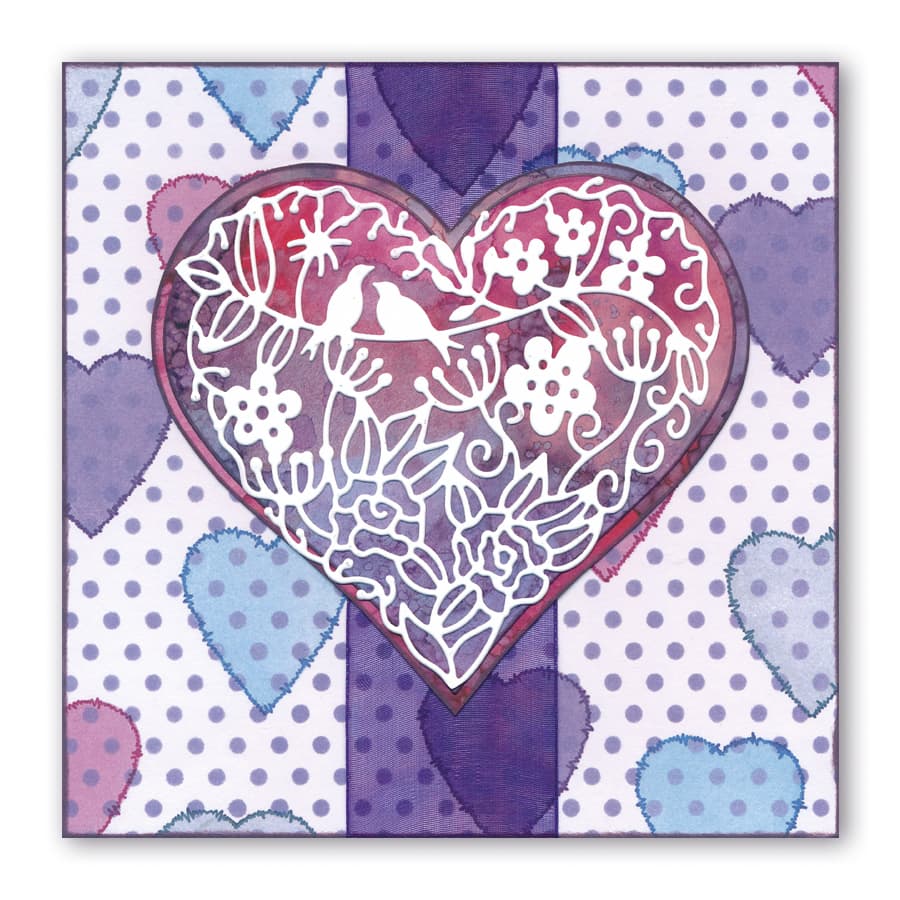 Garden Heart Aperture Clarity Fresh Cut Die