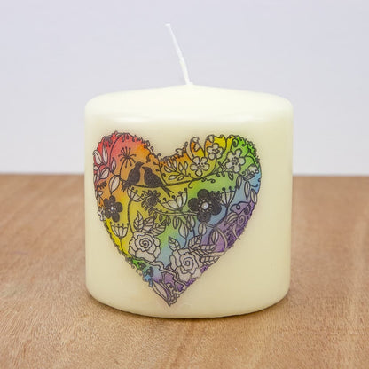 Garden Heart A5 Stamp Set