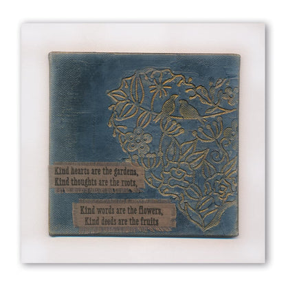 Garden Heart Frameless Stencil