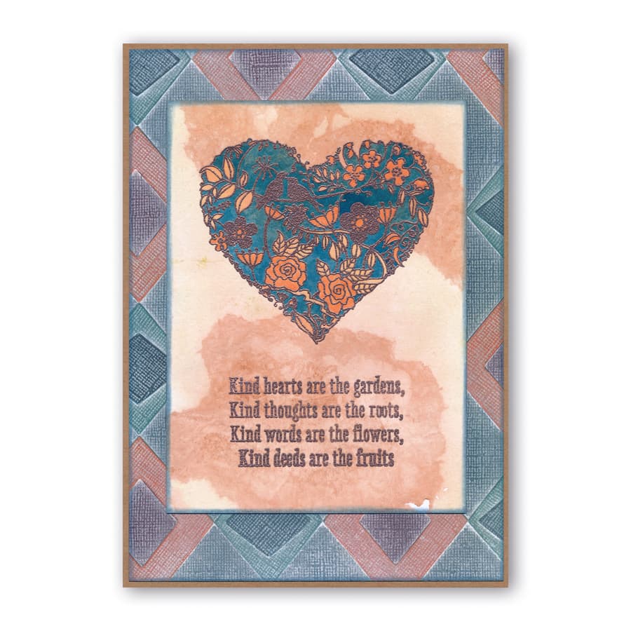 Garden Heart A5 Stamp Set