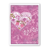 Garden Heart A5 Stamp & Stencil Collection