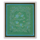 Friends Are Like Flowers & Floral Moon A5 Square Groovi Plate Set