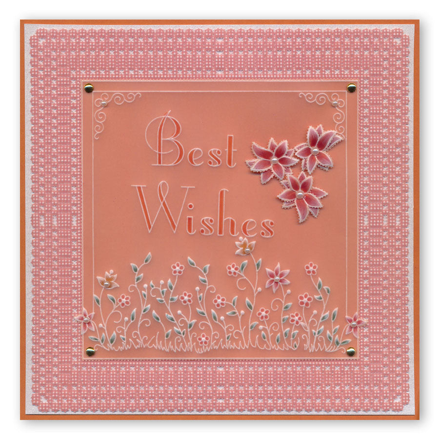 Friends Are Like Flowers A5 Square Groovi Plate