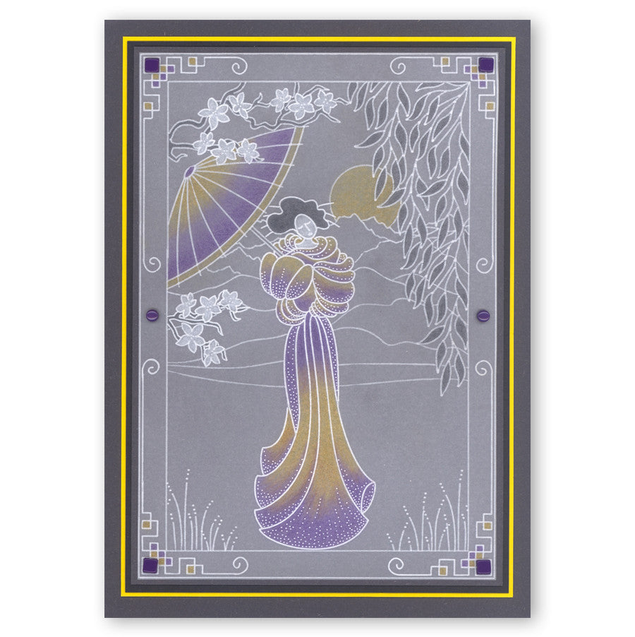 Geisha A5 Square Groovi Plate