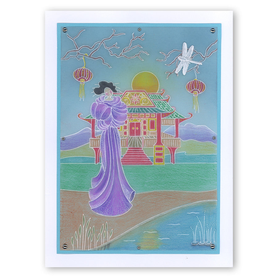 Geisha & Waterhouse A5 Square Groovi Plate Duo