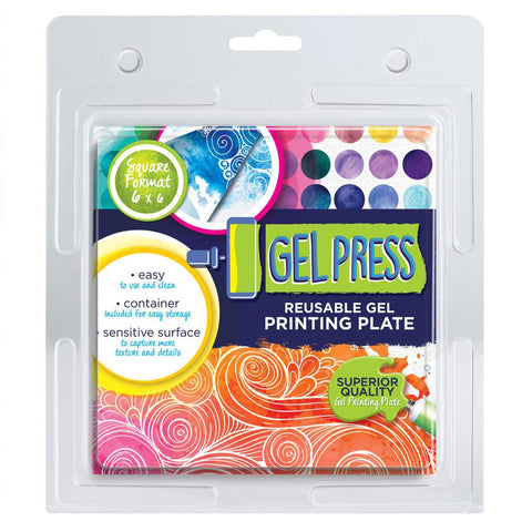 Gel Press Printing Plate 6" x 6"