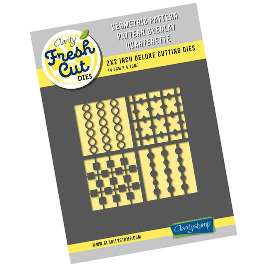 Geometric Pattern Overlay Quarterette - Aperture Clarity Fresh Cut Die