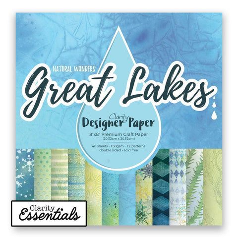 Great Lakes Designer Paper Pack 8" x 8"