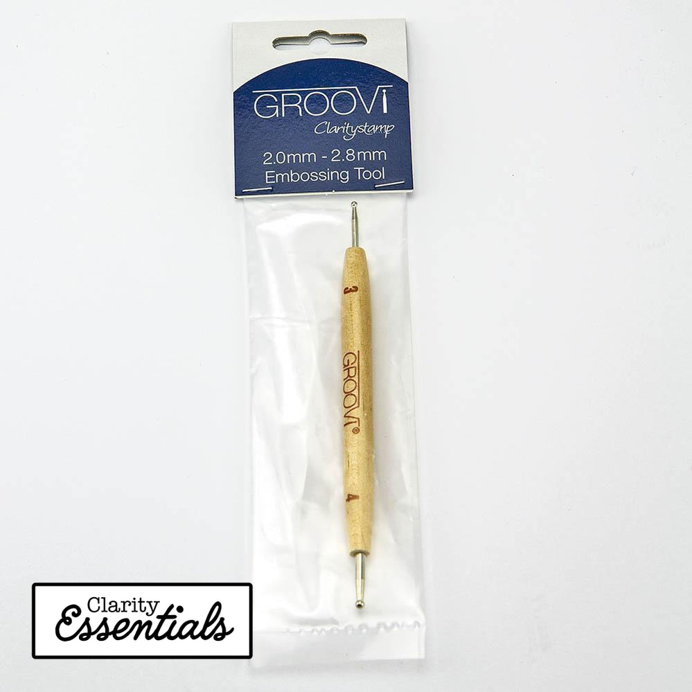 Groovi Embossing Tool No.3 & No.4 - 2.0mm - 2.8mm