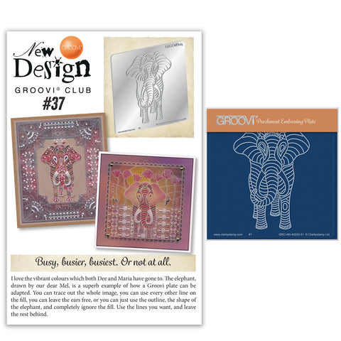 New Design Groovi® Club Back Issue 37- African Elephant