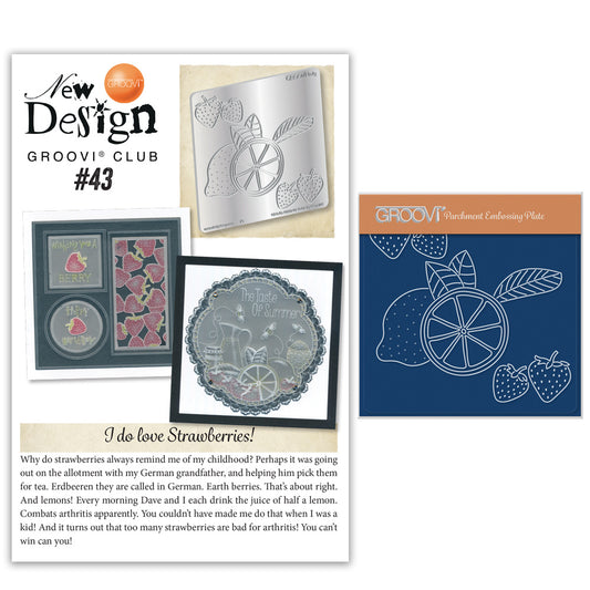 New Design Groovi® Club Back Issue - 43 - Lemons/Strawberry