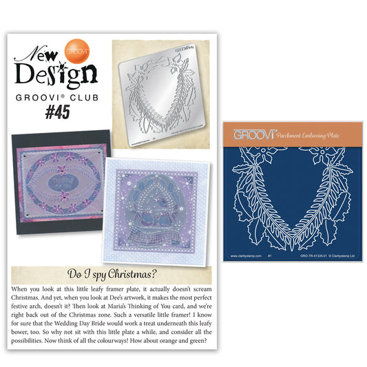 New Design Groovi® Club Back Issue - 45 - Greenery Wreath