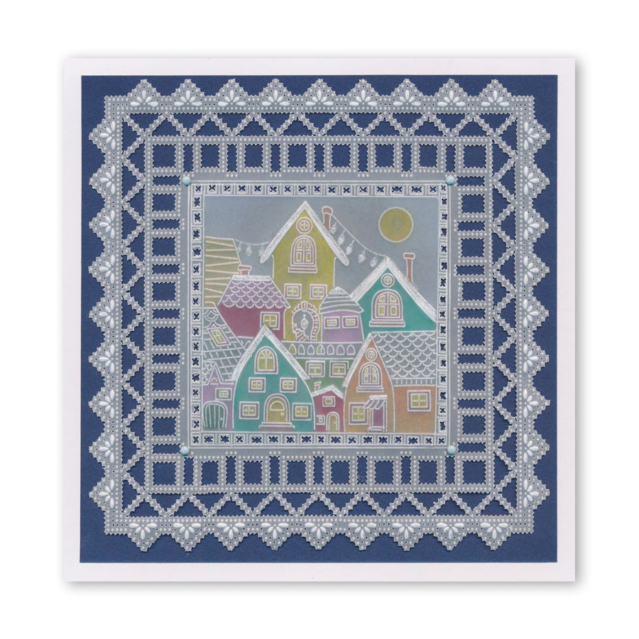 Barbara's SHAC About Town A5 Square Groovi Plate