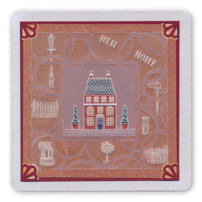 Wee Houses & Shops A6 Square Groovi Baby Plate Set