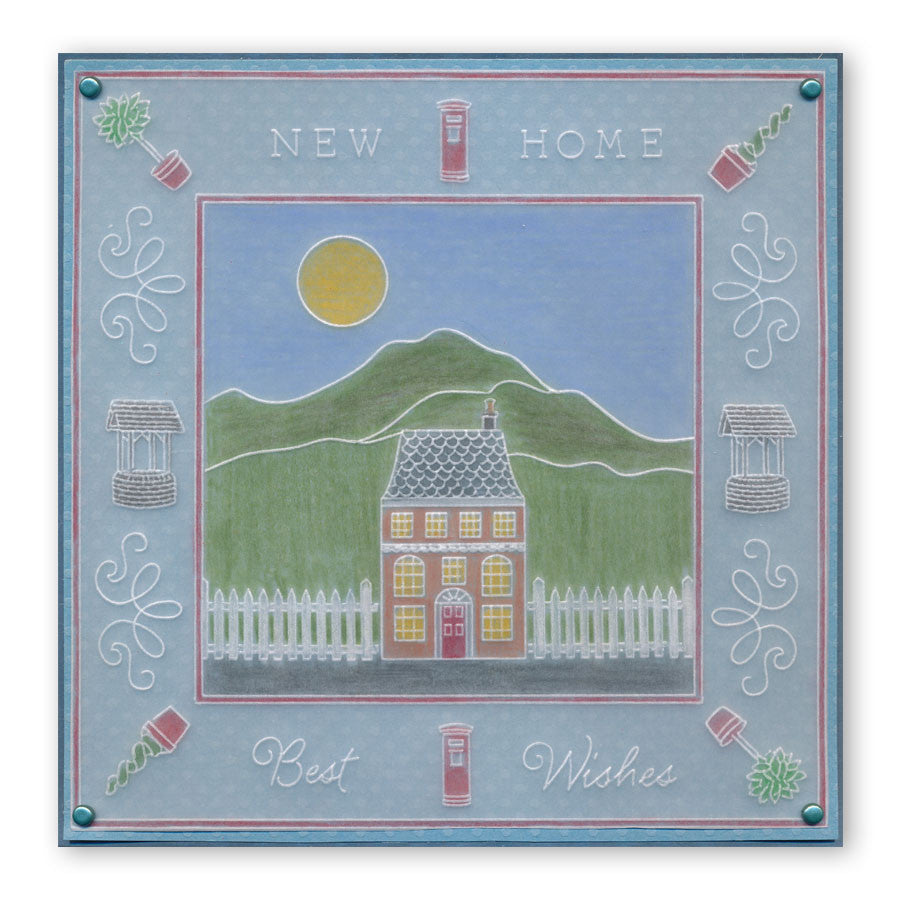 Wee Houses & Shops A6 Square Groovi Baby Plate Set