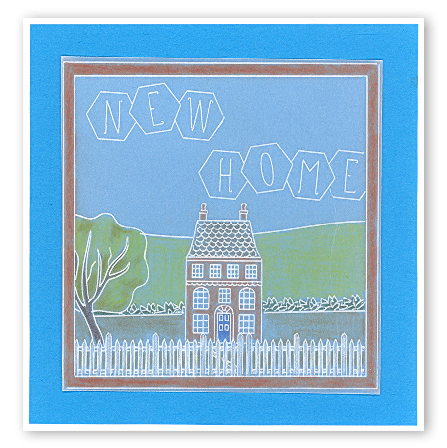 Wee Houses & Shops A6 Square Groovi Baby Plate Set