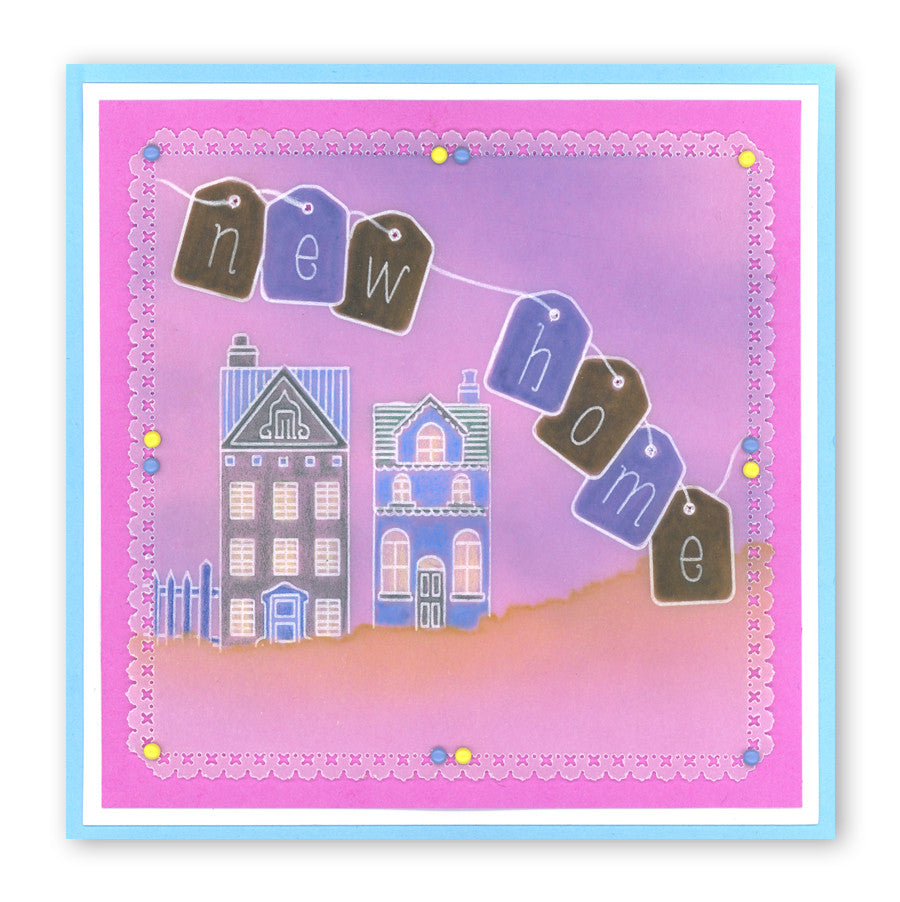 Wee Houses & Shops A6 Square Groovi Baby Plate Set