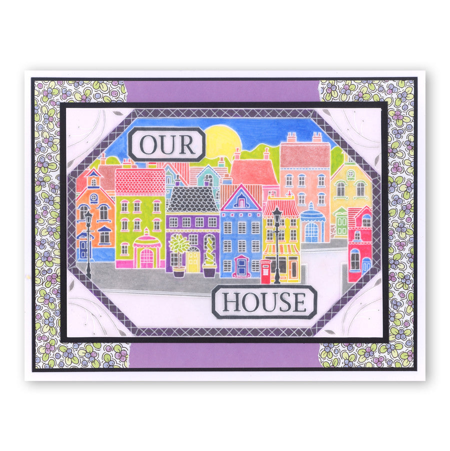 Wee Houses & Shops A6 Square Groovi Baby Plate Set