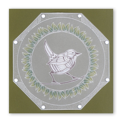 Wrens A6 Square Groovi Baby Plate Set