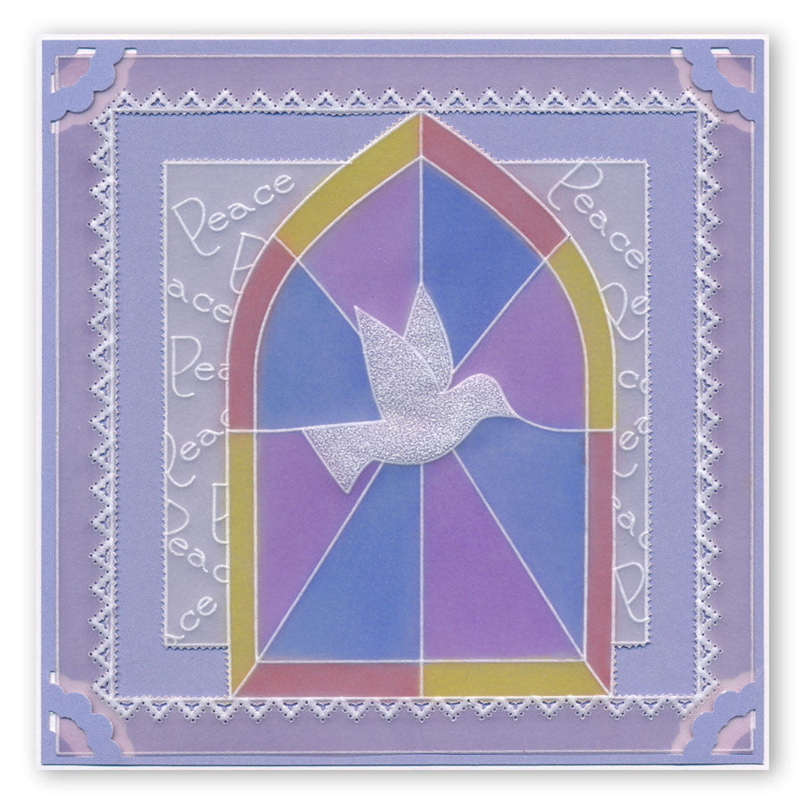 Dove Window A5 Square Groovi Plate