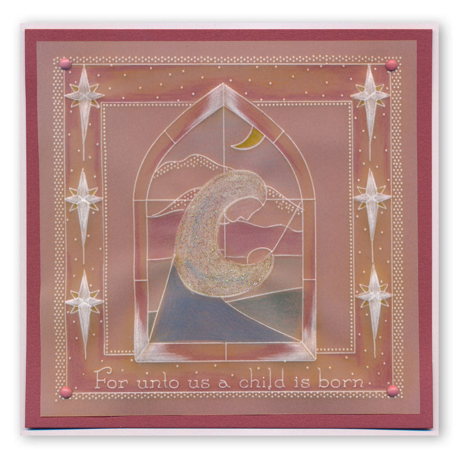 Madonna Window A5 Square Groovi Plate