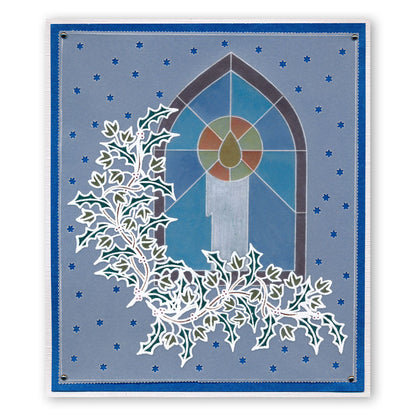 Candle Window A5 Square Groovi Plate