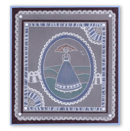 CLEARANCE Annabel Groovi Border Plate