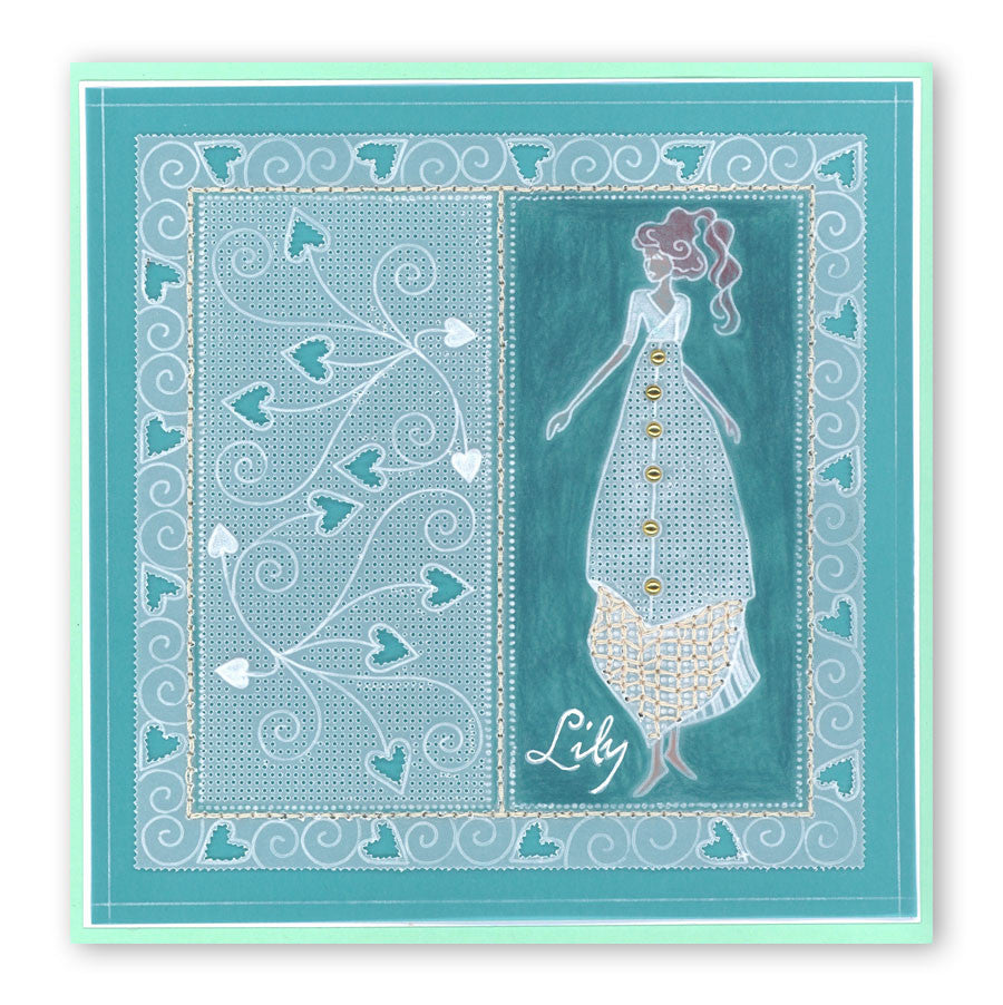 CLEARANCE Lily Groovi Border Plate