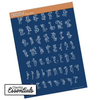 Barbara's Happy Alphabet A4 Groovi Plate