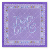 Best Wishes A5 Square Groovi Plate