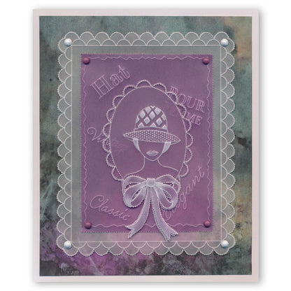 Hats, Bags & Shoes Groovi Border Plate Set