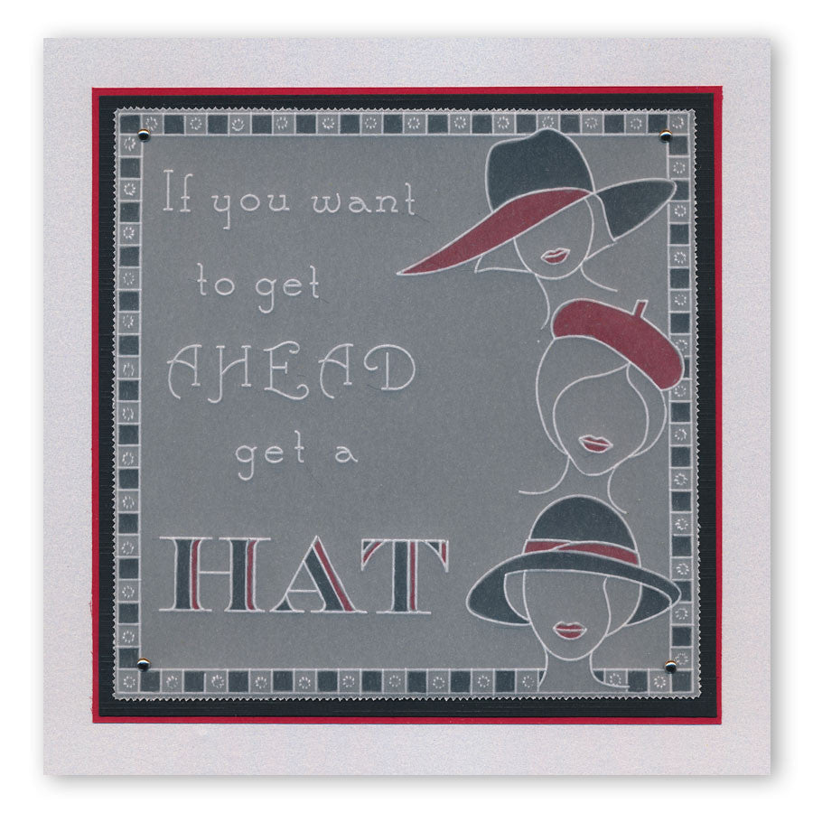 Hats, Bags & Shoes Groovi Border Plate Set