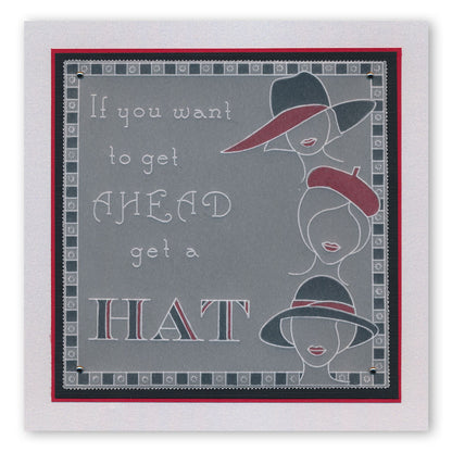 Hats 1 Groovi Border Plate