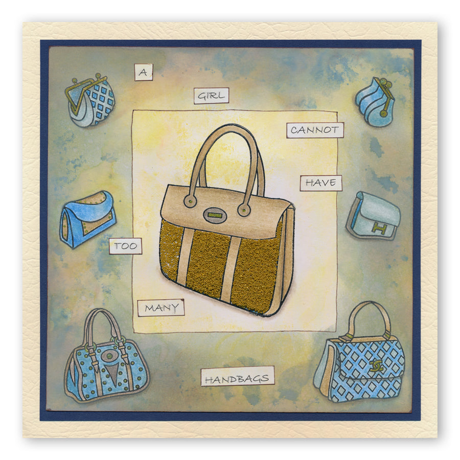 Handbags & Purses A5 Stamp & Mask Set