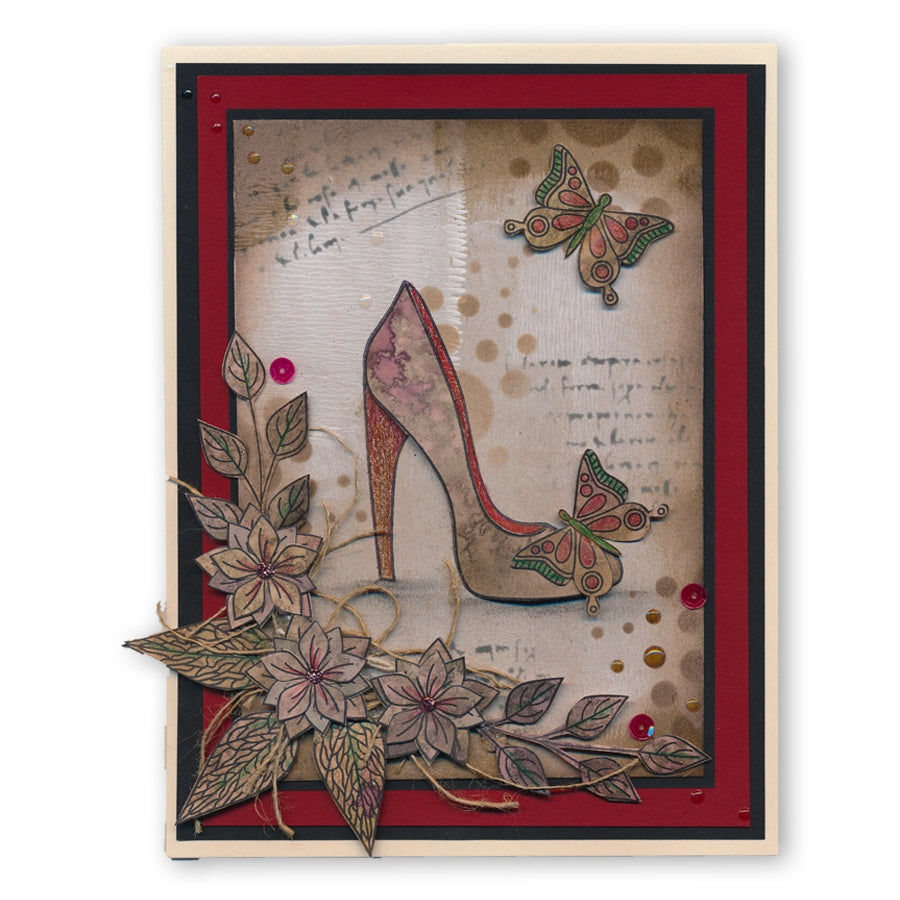 Shoes A5 Stamp & Mask Set