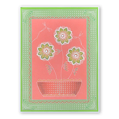 Henna Groovi Border Plate Set